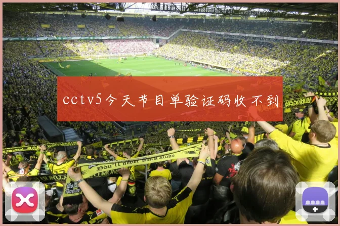 cctv5今天节目单验证码收不到